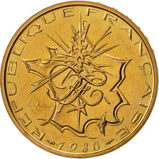 Coin, France, Mathieu, 10 Francs, 1980, MS(65-70), Nickel-brass, KM:940