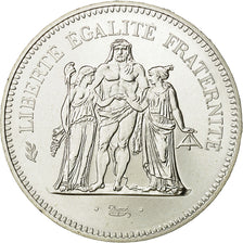 Coin, France, Hercule, 50 Francs, 1980, Paris, MS(65-70), Silver, KM:941.1