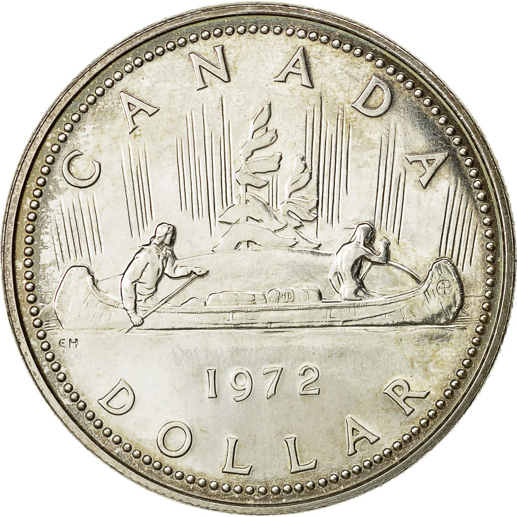Coin, Canada, Elizabeth II, Dollar, 1972, Royal Canadian Mint, Ottawa, MS(63)