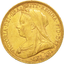 Monnaie, Australie, Victoria, Sovereign, 1893, Melbourne, SUP, Or, KM:13