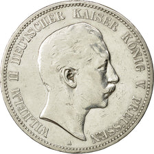 Coin, German States, PRUSSIA, Wilhelm II, 5 Mark, 1904, Berlin, EF(40-45)