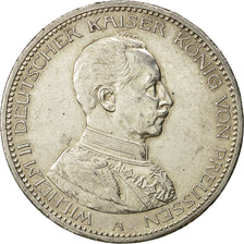 Coin, German States, PRUSSIA, Wilhelm II, 5 Mark, 1913, Berlin, AU(50-53)