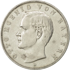 Coin, German States, BAVARIA, Otto, 3 Mark, 1913, Munich, EF(40-45), Silver