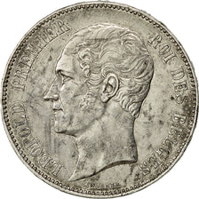 Coin, Belgium, Leopold I, 5 Francs, 5 Frank, 1849, AU(50-53), Silver, KM:17