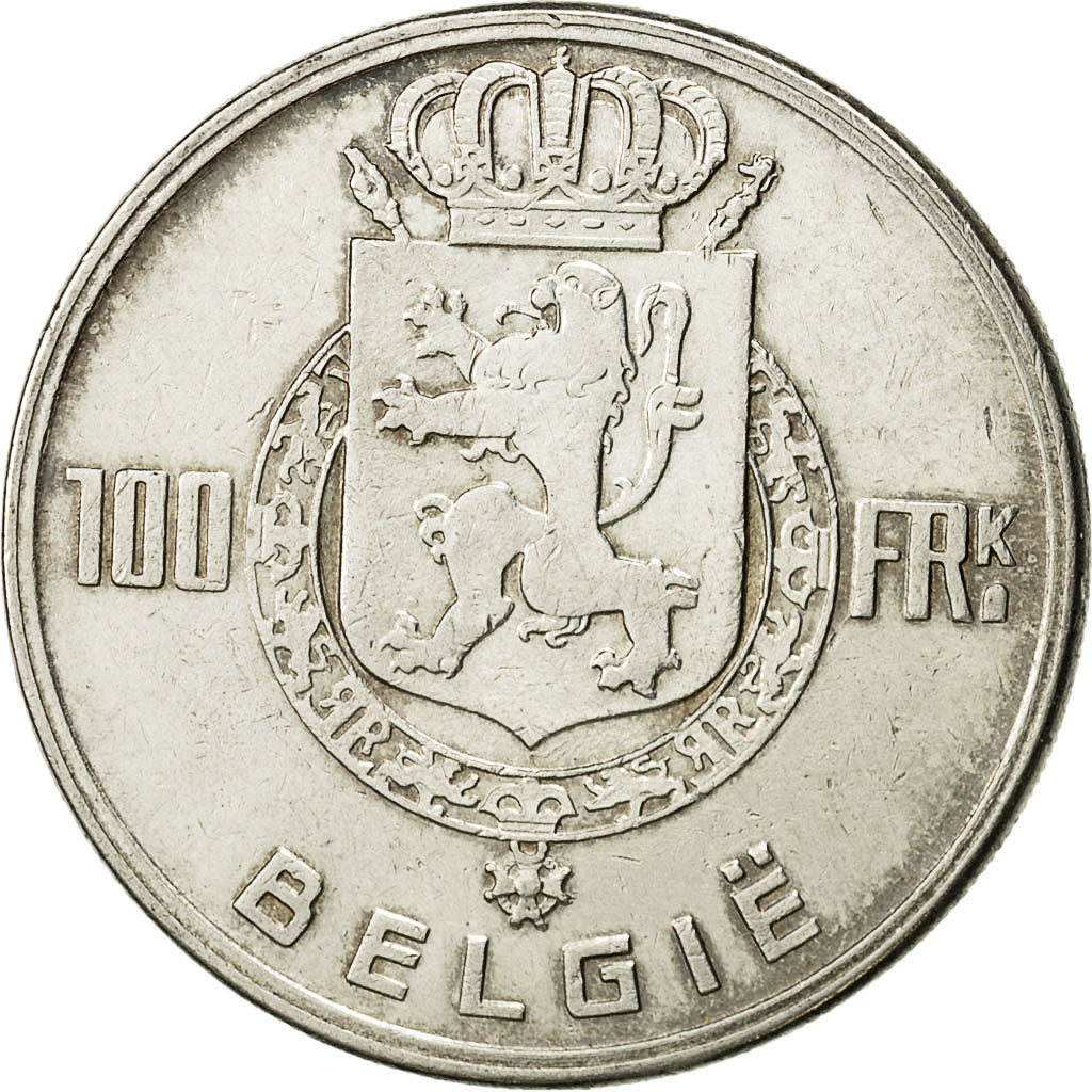 Coin, Belgium, 100 Francs, 100 Frank, 1949, EF(40-45), Silver, KM:139.1