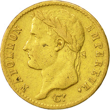 Coin, France, Napoléon I, 20 Francs, 1810, Paris, VF(30-35), Gold, KM:695.1