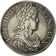 Monnaie, France, Louis XIV, Écu à la mèche longue, Ecu, 1652, Paris, TTB