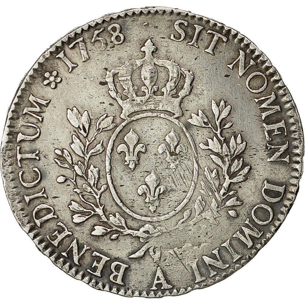 Monnaie, France, Louis XV, Écu au bandeau, Ecu, 1758, Paris, TB+, Argent