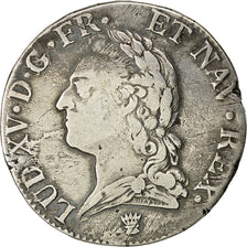 Coin, France, Louis XV, Écu à la vieille tête, Ecu, 1772, Limoges, F(12-15)