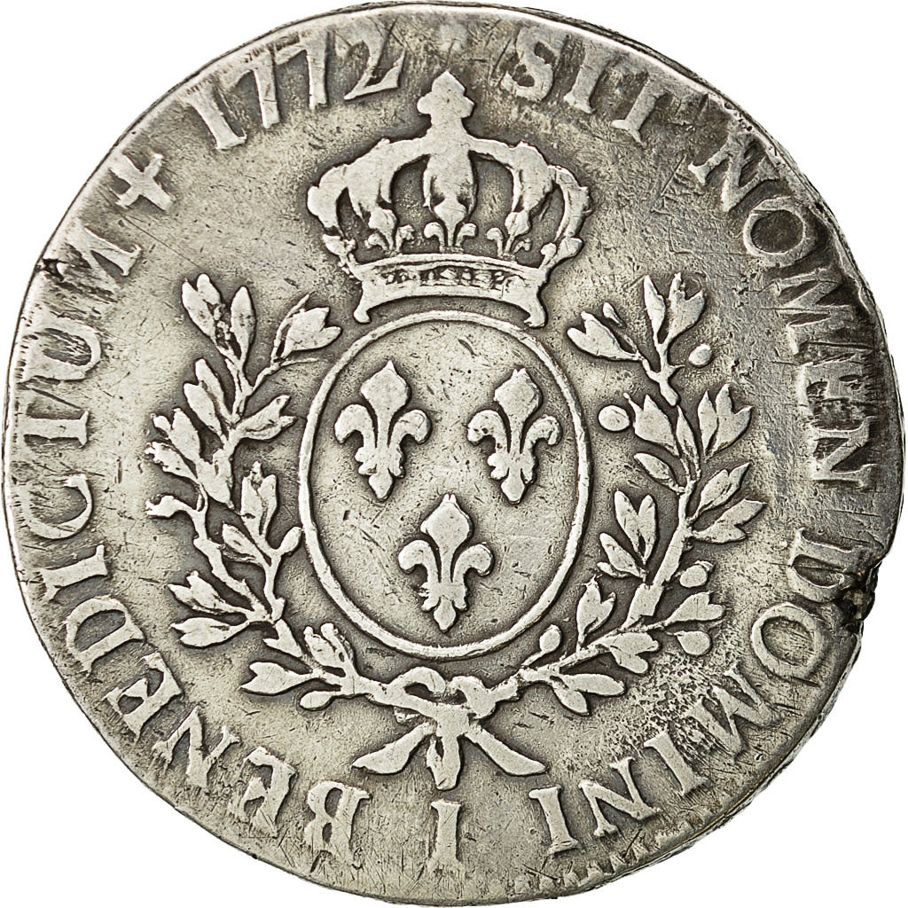 Coin, France, Louis XV, Écu à la vieille tête, Ecu, 1772, Limoges, F(12-15)