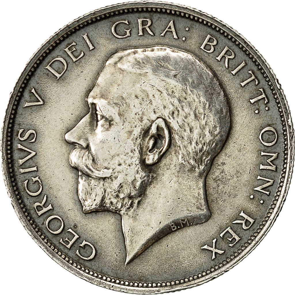 Coin, Great Britain, George V, 1/2 Crown, 1914, EF(40-45), Silver, KM:818.1
