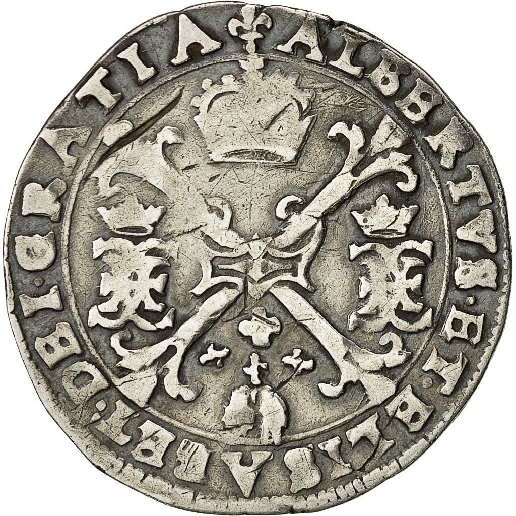 Coin, Belgium, Flanders, Albert & Isabella, Albert et Isabelle (1598-1621), 1/4