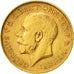 Coin, Great Britain, George V, 1/2 Sovereign, 1911, AU(50-53), Gold, KM:819