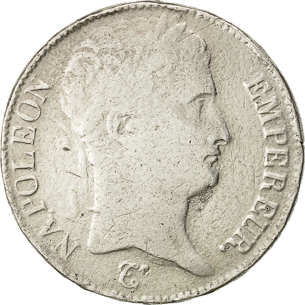 Coin, France, Napoléon I, 5 Francs, 1811, Bayonne, VG(8-10), Silver, KM:694.9