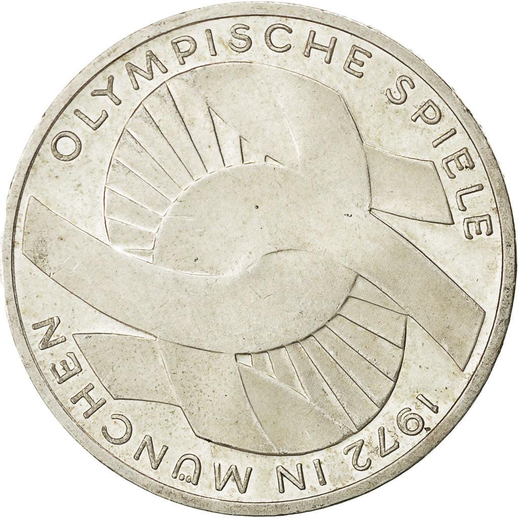 Moneta, GERMANIA - REPUBBLICA FEDERALE, 10 Mark, 1972, Karlsruhe, SPL-, Argento