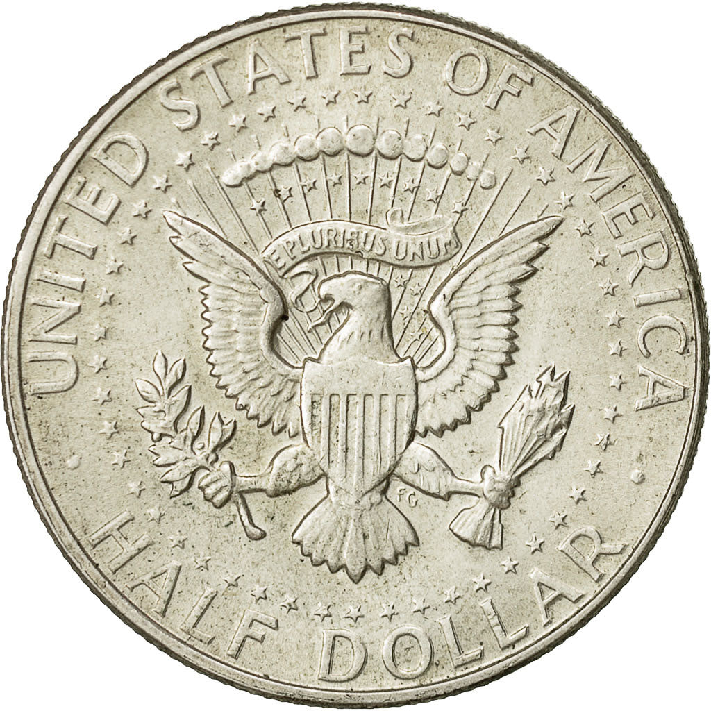Coin, United States, Kennedy Half Dollar, Half Dollar, 1968, U.S. Mint, Denver
