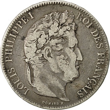 Moneta, Francia, Louis-Philippe, 5 Francs, 1832, Lille, MB, Argento, KM:749.13
