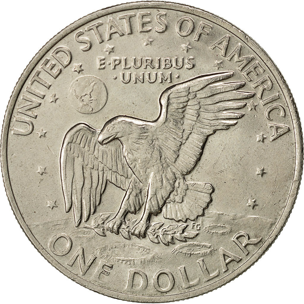 Coin, United States, Eisenhower Dollar, Dollar, 1972, U.S. Mint, Philadelphia