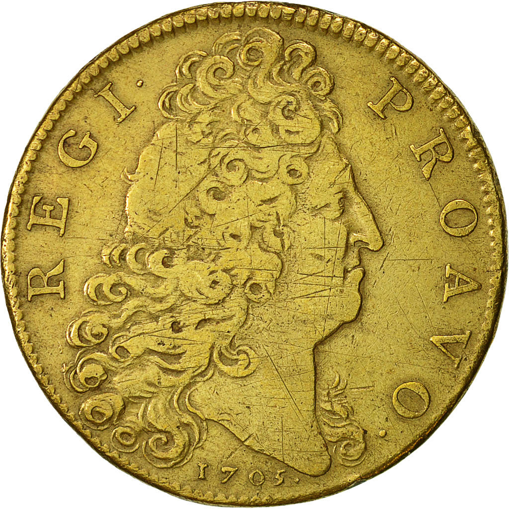 France, Token, Royal, États d'Artois, Louis XIV, History, 1705, EF(40-45)