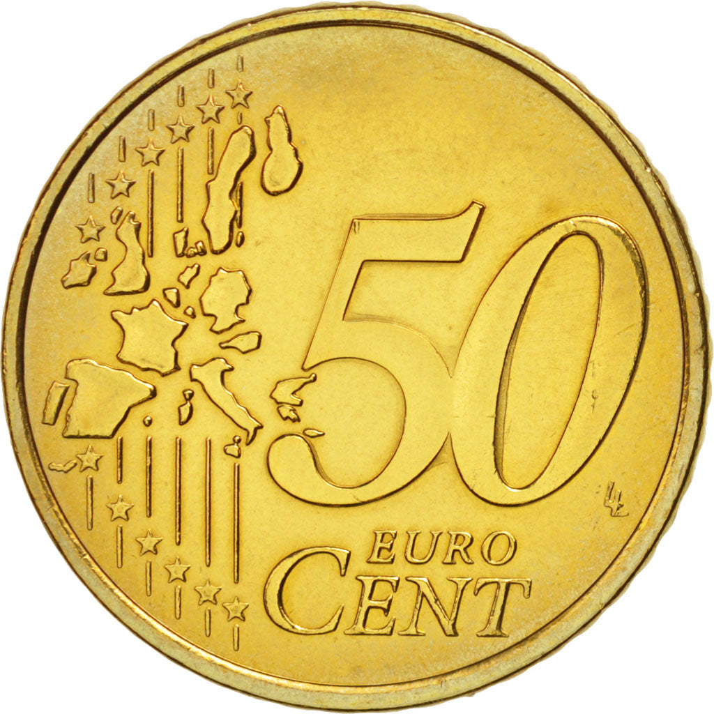 Monaco, 50 Euro Cent, 2002, KM:172