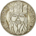 Coin, France, Charlemagne, 100 Francs, 1990, AU(55-58), Silver, KM:982