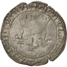 Moneta, Francia, Louis XI, Gros de Roi, Tournai, MB+, Argento, Duplessy:548