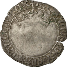 Münze, Frankreich, Louis XI, Gros de Roi, Tournai, SGE+, Silber, Duplessy:548
