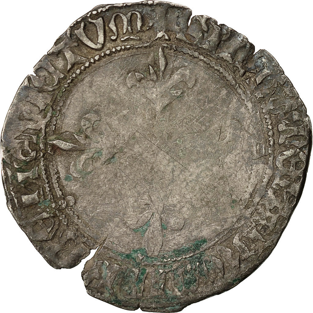 Münze, Frankreich, Louis XI, Gros de Roi, Tournai, SGE+, Silber, Duplessy:548