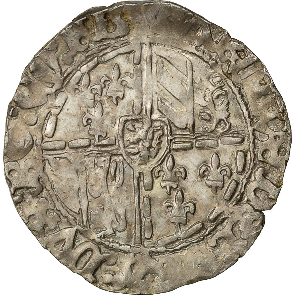 Coin, Belgium, Charles Le Téméraire, Gros, Bruges, VF(30-35), Billon