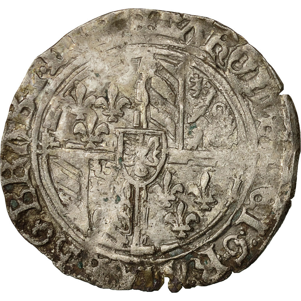 Coin, Belgium, Charles Le Téméraire, Gros, Louvain, VF(30-35), Billon