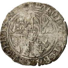 Coin, Belgium, Charles Le Téméraire, Gros, Louvain, VF(30-35), Billon