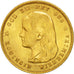 Coin, Netherlands, Wilhelmina I, 10 Gulden, 1897, AU(55-58), Gold, KM:118