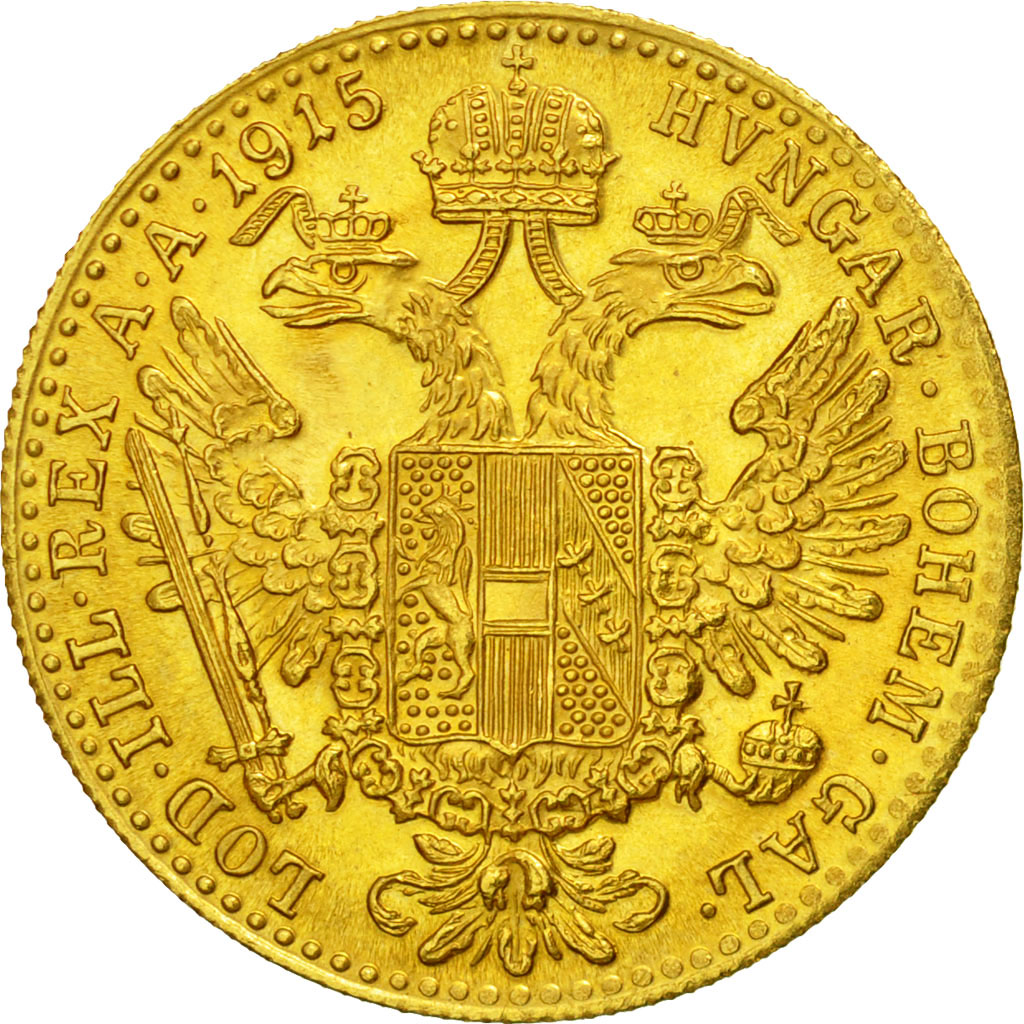 Moneta, Austria, Franz Joseph I, Ducat, 1915, Official restrike, SPL, Oro