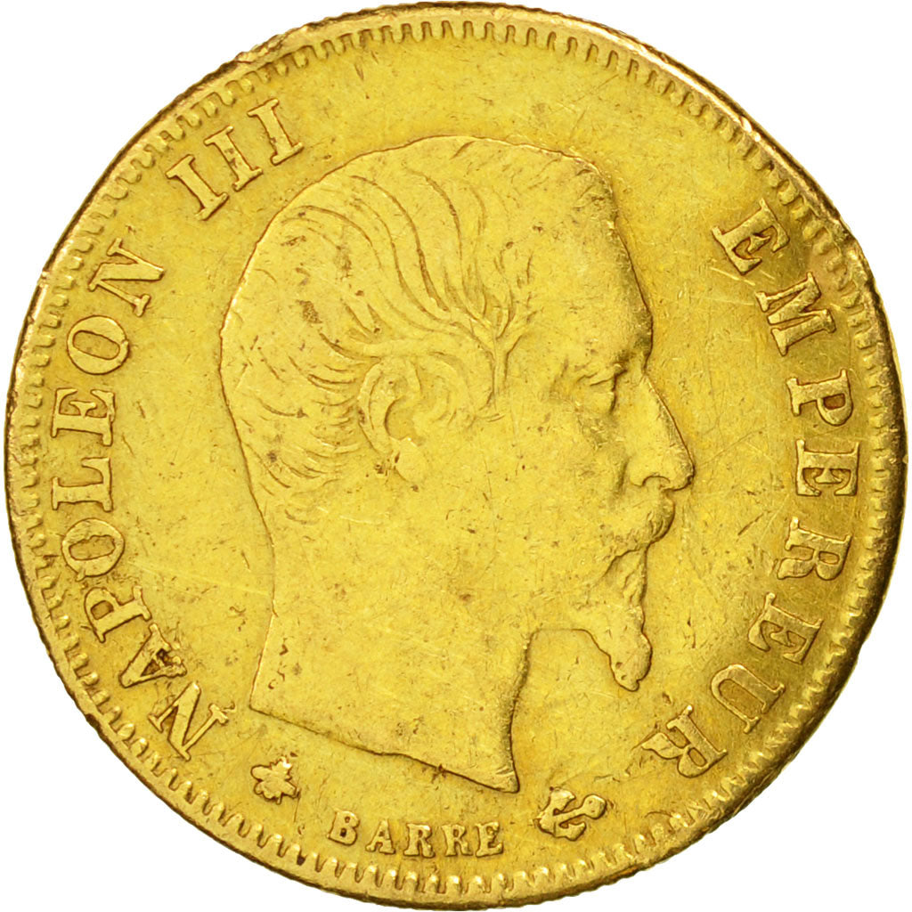 Munten, Frankrijk, Napoleon III, Napoléon III, 5 Francs, 1859, Strasbourg, FR