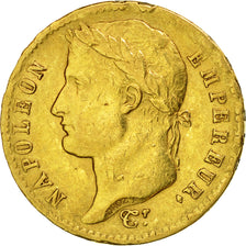 Moneda, Francia, Napoléon I, 20 Francs, 1812, Paris, BC+, Oro, KM:695.1