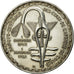 Coin, West African States, 5000 Francs, 1982, AU(50-53), Silver, KM:11