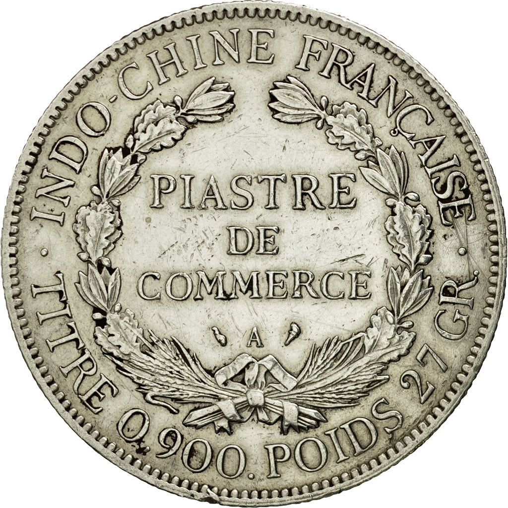 Coin, FRENCH INDO-CHINA, Piastre, 1909, Paris, EF(40-45), Silver, KM:5a.1
