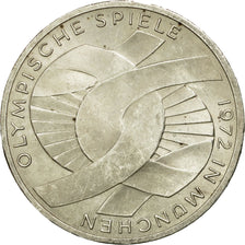 Moneta, GERMANIA - REPUBBLICA FEDERALE, 10 Mark, 1972, Hambourg, SPL-, Argento