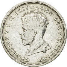 Coin, Australia, George V, Florin, 1927, Melbourne, VF(30-35), Silver, KM:31