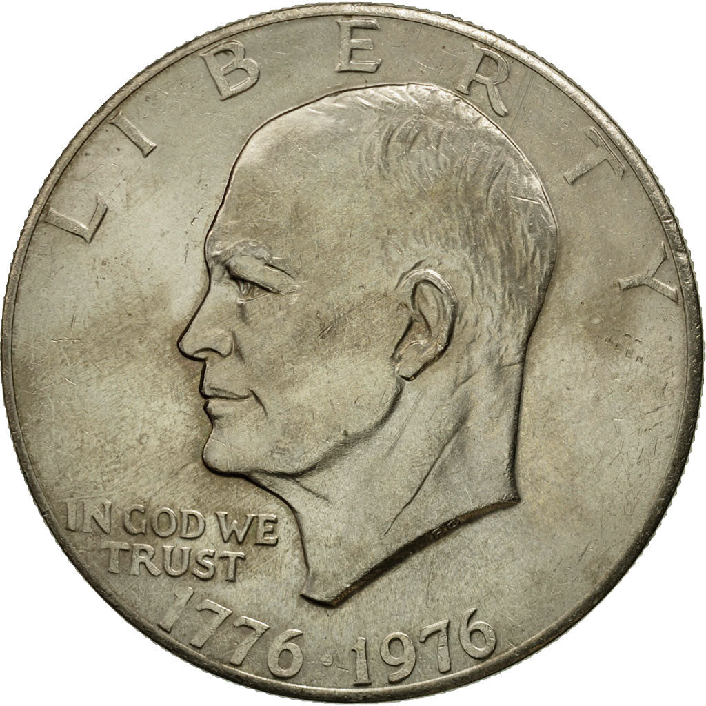 Coin, United States, Eisenhower Dollar, Dollar, 1976, U.S. Mint, Philadelphia