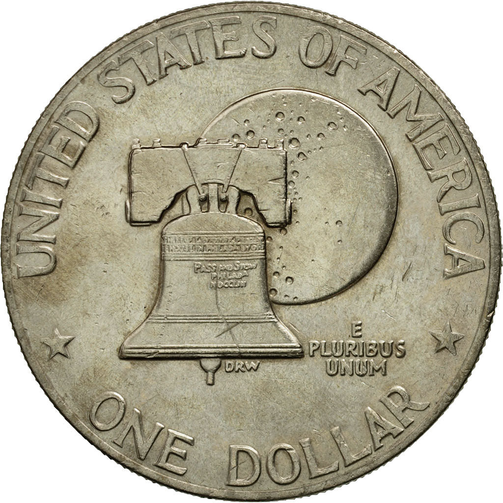 Coin, United States, Eisenhower Dollar, Dollar, 1976, U.S. Mint, Philadelphia