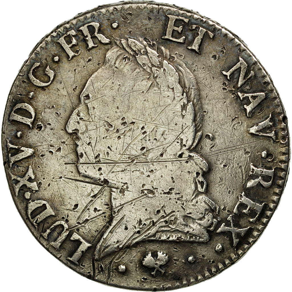 Coin, France, Louis XV, Écu à la vieille tête, Ecu, 1772, Bayonne, F(12-15)