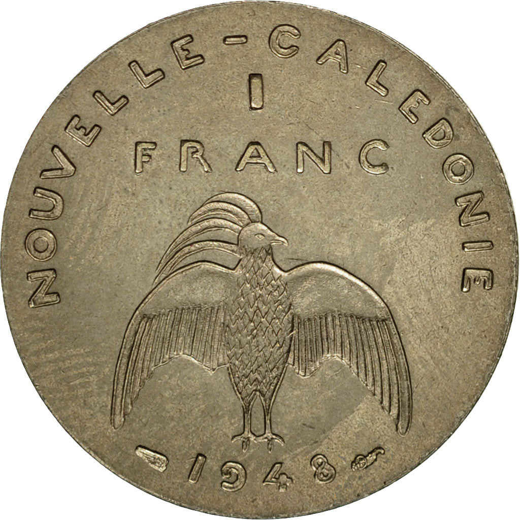 Moneta, Nuova Caledonia, Franc, 1948, Paris, SPL, Nichel-bronzo, KM:E3