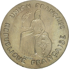 Coin, New Caledonia, Franc, 1948, Paris, MS(60-62), Nickel-Bronze, KM:E3