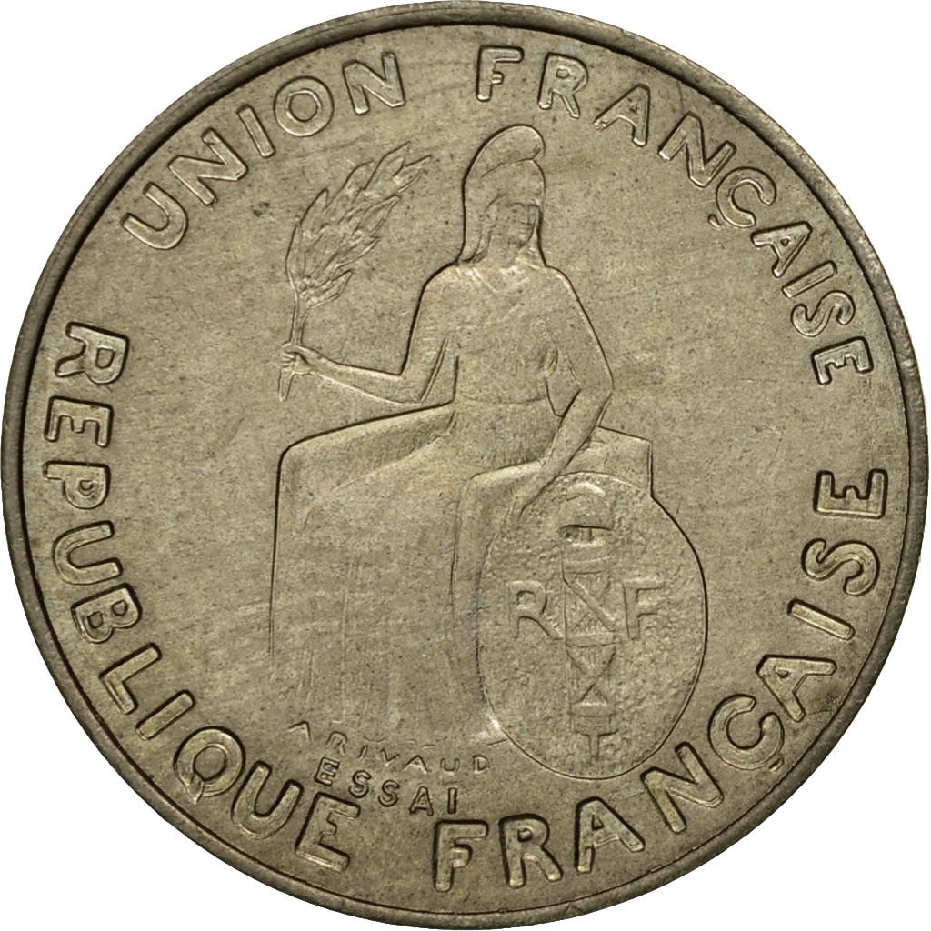 Coin, New Caledonia, 50 Centimes, 1948, Paris, MS(60-62), Nickel-Bronze, KM:E2