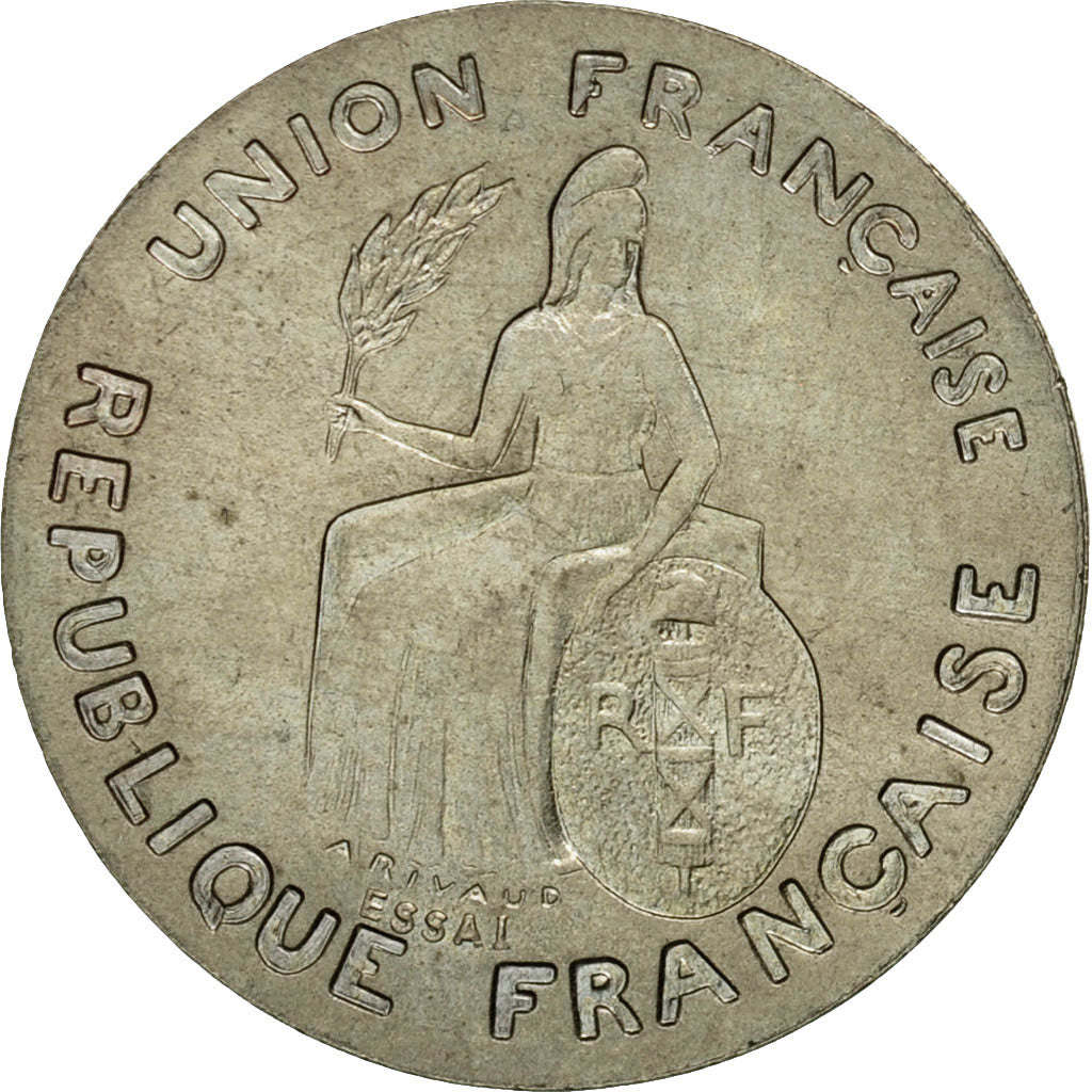Coin, New Caledonia, 50 Centimes, 1948, Paris, MS(60-62), Nickel-Bronze, KM:E1