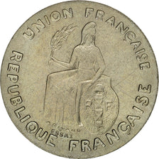 Moneta, Nowa Kaledonia, 50 Centimes, 1948, Paris, MS(60-62), Nikiel-Brąz