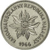 Moneta, Madagascar, 5 Francs, 1966, Paris, MS(60-62), Stal nierdzewna, KM:E8