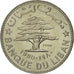 Moneta, Libano, 50 Piastres, 1980, SPL, Nichel, KM:E14