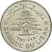 Coin, Lebanon, Livre, 1980, MS(63), Nickel, KM:E15